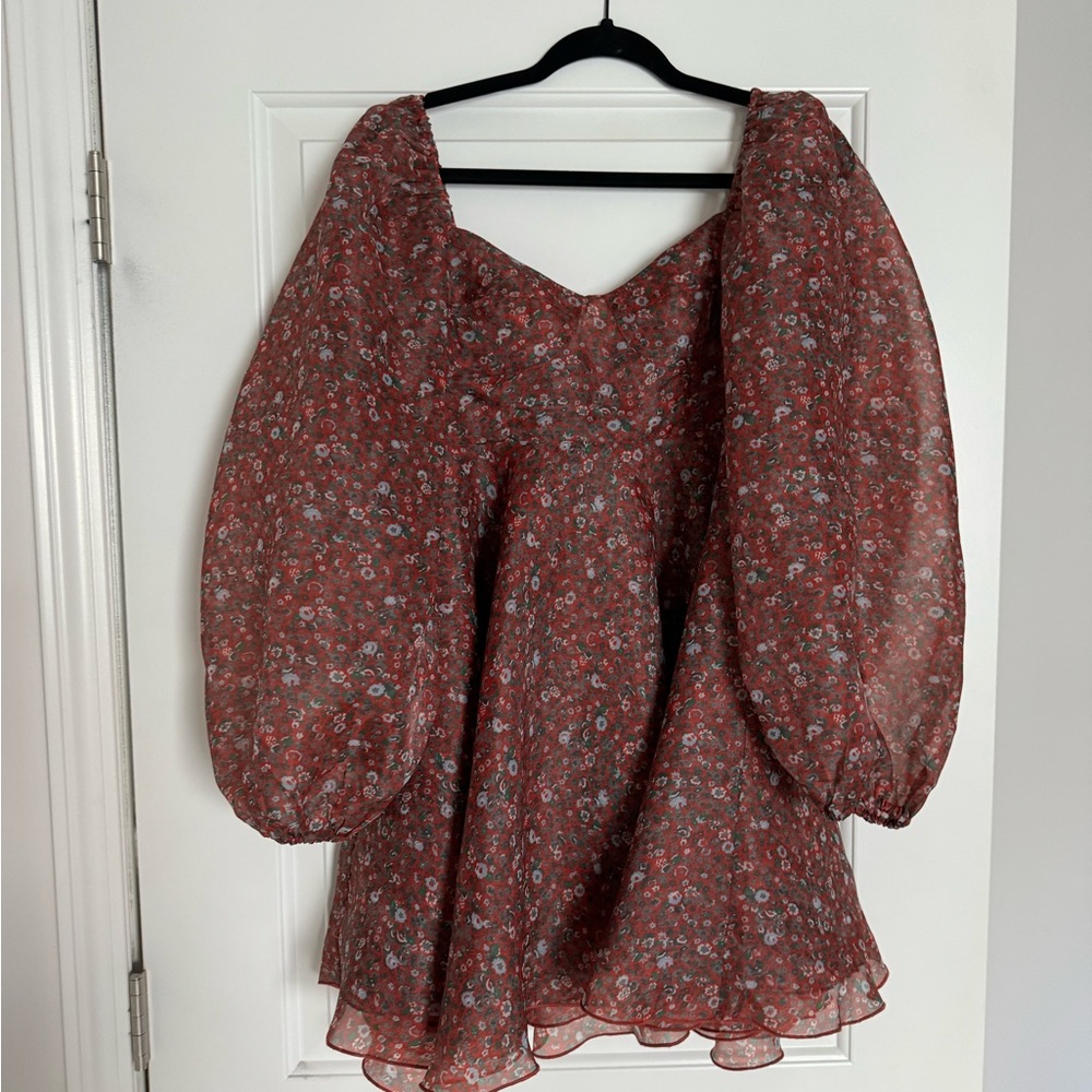 Selkie princess dress in crimson darling